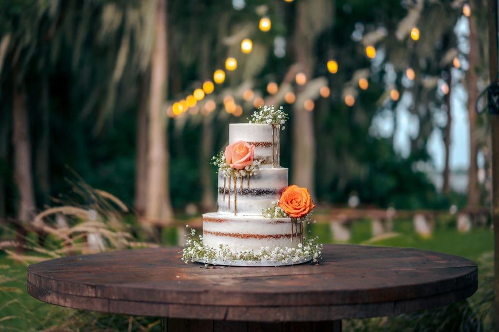 Cake by Miriam's Cakes at Knotted Roots on the Lake - Land O' Lakes